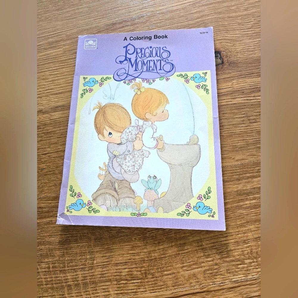 Vintage Precious Moments Coloring Book